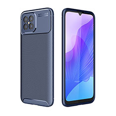 Coque Silicone Housse Etui Gel Serge pour Huawei Nova 8 SE 4G Bleu