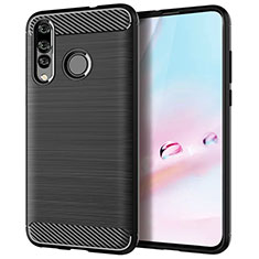 Coque Silicone Housse Etui Gel Serge pour Huawei P30 Lite XL Noir