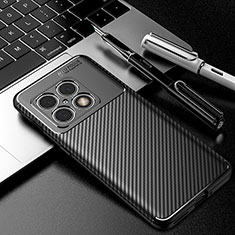 Coque Silicone Housse Etui Gel Serge pour OnePlus 10 Pro 5G Noir