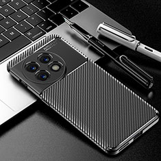 Coque Silicone Housse Etui Gel Serge pour OnePlus 11 5G Noir