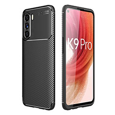 Coque Silicone Housse Etui Gel Serge pour Oppo K9 Pro 5G Noir