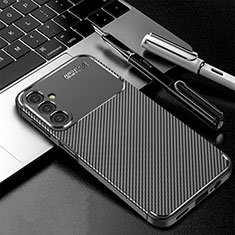 Coque Silicone Housse Etui Gel Serge pour Samsung Galaxy A14 4G Noir