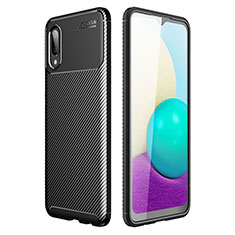 Coque Silicone Housse Etui Gel Serge pour Samsung Galaxy M02 Noir