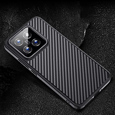 Coque Silicone Housse Etui Gel Serge pour Xiaomi Mi 14 5G Noir