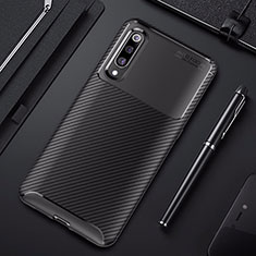 Coque Silicone Housse Etui Gel Serge pour Xiaomi Mi 9 Pro 5G Noir