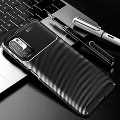 Coque Silicone Housse Etui Gel Serge pour Xiaomi Redmi Note 11 SE 5G Noir