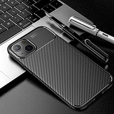 Coque Silicone Housse Etui Gel Serge S01 pour Apple iPhone 13 Mini Noir