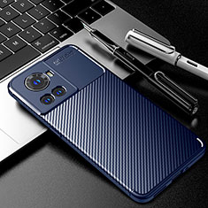 Coque Silicone Housse Etui Gel Serge S01 pour OnePlus Ace 5G Bleu