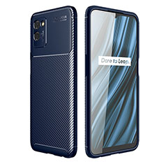 Coque Silicone Housse Etui Gel Serge S01 pour Realme V11s 5G Bleu