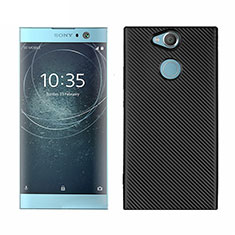 Coque Silicone Housse Etui Gel Serge S01 pour Sony Xperia XA2 Noir