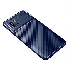 Coque Silicone Housse Etui Gel Serge S01 pour Vivo iQOO 9 Pro 5G Bleu