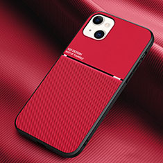 Coque Silicone Housse Etui Gel Serge S03 pour Apple iPhone 14 Plus Rouge