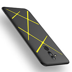 Coque Silicone Housse Etui Gel Serge T04 pour Huawei Mate 20 Lite Jaune