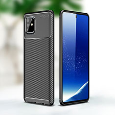 Coque Silicone Housse Etui Gel Serge WL1 pour Samsung Galaxy M60s Noir