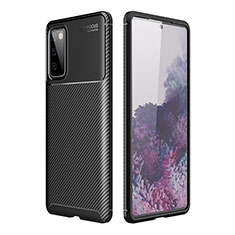 Coque Silicone Housse Etui Gel Serge WL1 pour Samsung Galaxy S20 Lite 5G Noir