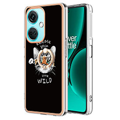 Coque Silicone Motif Fantaisie Souple Couleur Unie Etui Housse avec Support Bague Anneau Y02B pour OnePlus Nord CE 3 Lite 5G Mixte