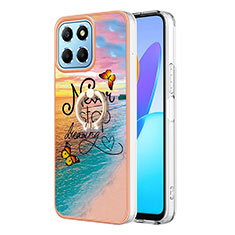 Coque Silicone Motif Fantaisie Souple Couleur Unie Etui Housse avec Support Bague Anneau Y03B pour Huawei Honor 70 Lite 5G Mixte