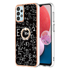 Coque Silicone Motif Fantaisie Souple Couleur Unie Etui Housse avec Support Bague Anneau YB2 pour Samsung Galaxy A52 5G Mixte