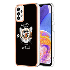 Coque Silicone Motif Fantaisie Souple Couleur Unie Etui Housse avec Support Bague Anneau YB2 pour Samsung Galaxy A72 5G Mixte