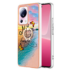 Coque Silicone Motif Fantaisie Souple Couleur Unie Etui Housse avec Support Bague Anneau YB3 pour Xiaomi Civi 2 5G Mixte