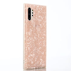 Coque Silicone Motif Fantaisie Souple Couleur Unie Etui Housse P01 pour Samsung Galaxy Note 10 Plus Rose
