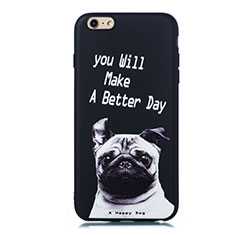 Coque Silicone Motif Fantaisie Souple Couleur Unie Etui Housse pour Apple iPhone 6 Plus Mixte