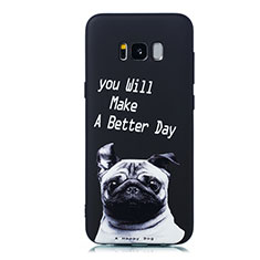 Coque Silicone Motif Fantaisie Souple Couleur Unie Etui Housse pour Samsung Galaxy S8 Mixte