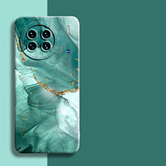 Coque Silicone Motif Fantaisie Souple Couleur Unie Etui Housse S01 pour Vivo X90 Pro+ Plus 5G Vert