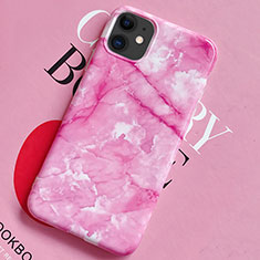 Coque Silicone Motif Fantaisie Souple Couleur Unie Etui Housse S02 pour Apple iPhone 11 Rose