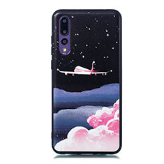 Coque Silicone Motif Fantaisie Souple Couleur Unie Etui Housse S06 pour Huawei P20 Pro Mixte