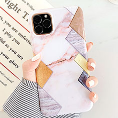 Coque Silicone Motif Fantaisie Souple Couleur Unie Etui Housse S07 pour Apple iPhone 11 Pro Max Blanc