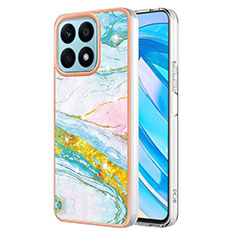 Coque Silicone Motif Fantaisie Souple Couleur Unie Etui Housse Y01B pour Huawei Honor X8a 4G Colorful