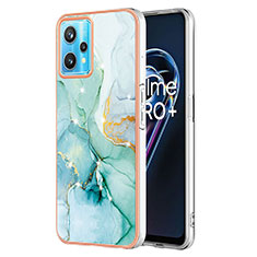 Coque Silicone Motif Fantaisie Souple Couleur Unie Etui Housse Y01B pour Realme 9 Pro+ Plus 5G Vert