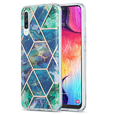 Coque Silicone Motif Fantaisie Souple Couleur Unie Etui Housse Y01B pour Samsung Galaxy A30S Vert Nuit