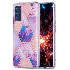 Coque Silicone Motif Fantaisie Souple Couleur Unie Etui Housse Y01B pour Samsung Galaxy S20 FE (2022) 5G Violet Clair