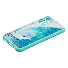 Coque Silicone Motif Fantaisie Souple Couleur Unie Etui Housse Y01X pour Samsung Galaxy A32 4G Vert