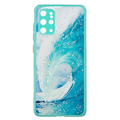 Coque Silicone Motif Fantaisie Souple Couleur Unie Etui Housse Y01X pour Samsung Galaxy S20 Plus Vert