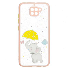 Coque Silicone Motif Fantaisie Souple Couleur Unie Etui Housse Y01X pour Xiaomi Redmi 10X 4G Jaune