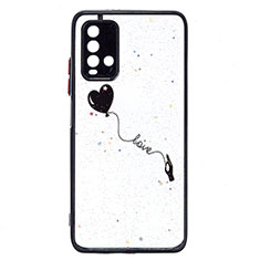 Coque Silicone Motif Fantaisie Souple Couleur Unie Etui Housse Y01X pour Xiaomi Redmi 9 Power Noir