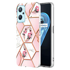 Coque Silicone Motif Fantaisie Souple Couleur Unie Etui Housse Y02B pour Oppo A96 4G Rose