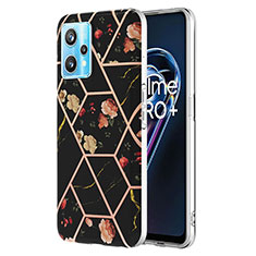 Coque Silicone Motif Fantaisie Souple Couleur Unie Etui Housse Y02B pour Realme 9 4G Noir