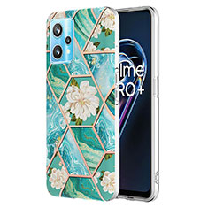 Coque Silicone Motif Fantaisie Souple Couleur Unie Etui Housse Y02B pour Realme 9 4G Vert