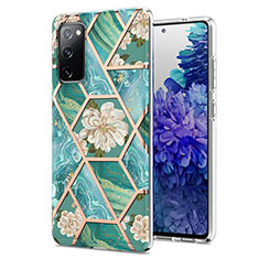 Coque Silicone Motif Fantaisie Souple Couleur Unie Etui Housse Y02B pour Samsung Galaxy S20 FE 5G Vert