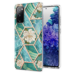 Coque Silicone Motif Fantaisie Souple Couleur Unie Etui Housse Y02B pour Samsung Galaxy S20 Lite 5G Vert