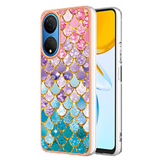 Coque Silicone Motif Fantaisie Souple Couleur Unie Etui Housse Y03B pour Huawei Honor X7 Colorful