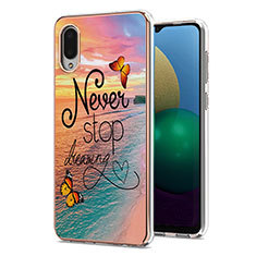 Coque Silicone Motif Fantaisie Souple Couleur Unie Etui Housse Y03B pour Samsung Galaxy A02 Mixte