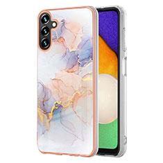 Coque Silicone Motif Fantaisie Souple Couleur Unie Etui Housse Y03B pour Samsung Galaxy A13 5G Violet Clair