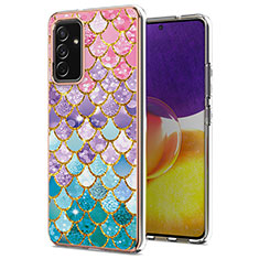 Coque Silicone Motif Fantaisie Souple Couleur Unie Etui Housse Y03B pour Samsung Galaxy A24 4G Colorful