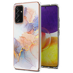 Coque Silicone Motif Fantaisie Souple Couleur Unie Etui Housse Y03B pour Samsung Galaxy F54 5G Violet Clair