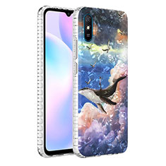 Coque Silicone Motif Fantaisie Souple Couleur Unie Etui Housse Y04B pour Xiaomi Redmi 9A Mixte